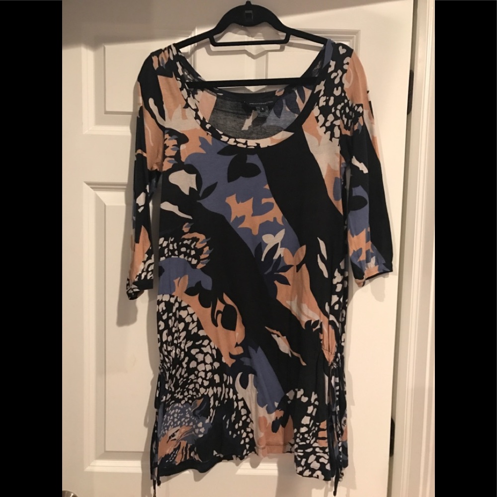 French connection floral tunic